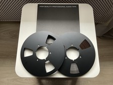 2 Alu Tonbandspulen 26,5 cm 1