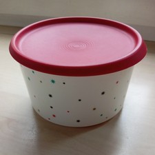 Tupperware  dose 1,4l rot Weihnachten Sterne Tupper plätzchen one touch selten