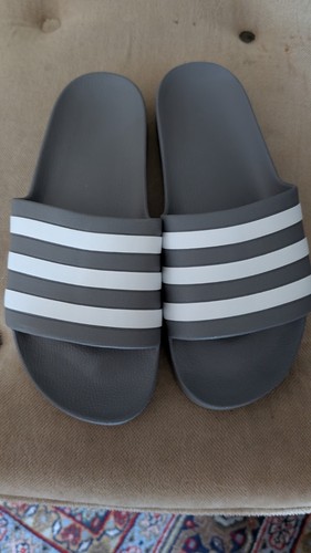 Adidas adiletten grau - adidas, gr.