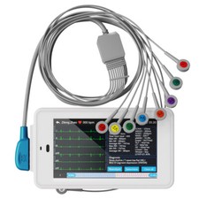 6/12-Kanal EKG-Gerät mit Glasgow-Algorithmus Automatischen Analyse von EKG-Daten