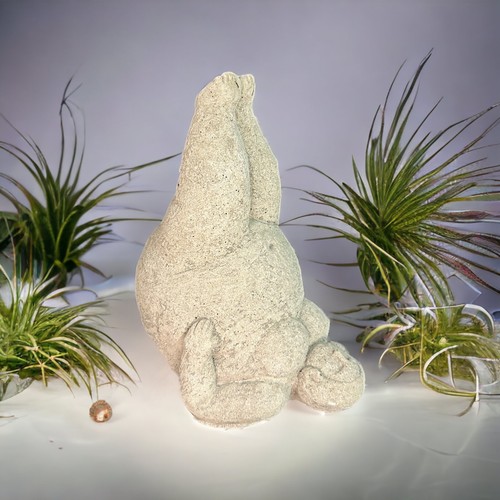 Elegante yoga dame steinfigur - yoga-dame,