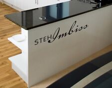 Wandtattoo Küche Stehimbiss wal016 Imbiss Bar Theke Esszimmer essen Tresen 