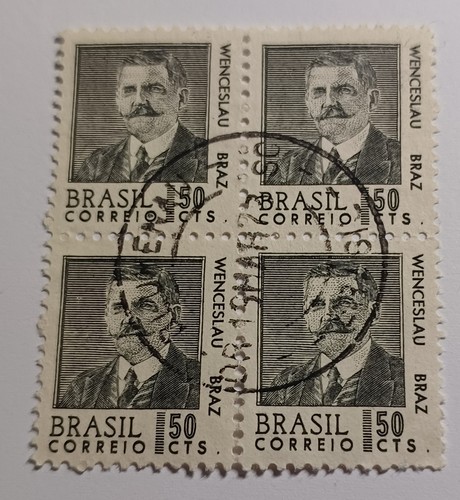 Brasilien 4er block präsident - 4er,