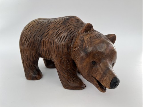Geschnitzte holzfigur bär - bär, 18