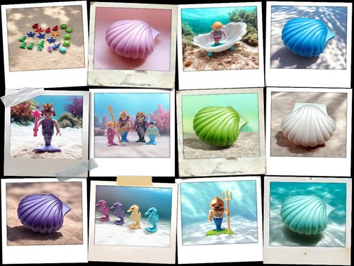 Playmobil meerjungfrau muschel - playmobil,
