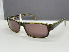 Jaguar Sonnenbrille  Herren Braun eckig Havanna 37105
