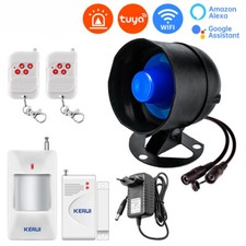WIFI Speaker Horn Home Siren Alarm 120db Burglar Security System Infrared Motion