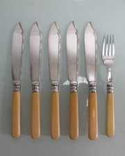 Fischbesteck 6 Teile England