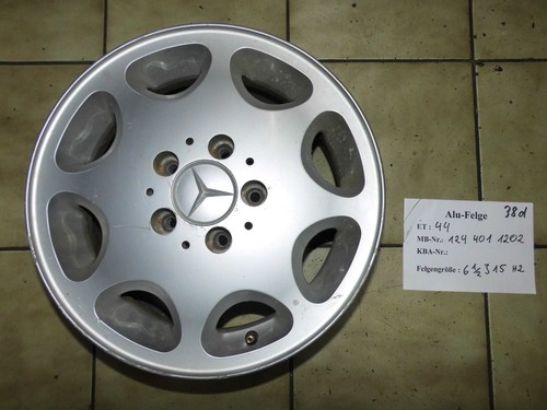 Alufelge 1244011202 5jx15h2 - alufelge, 6,5jx15h2