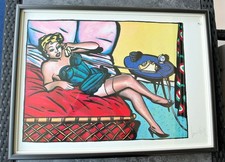 Jaques Loustal Druck handsigniert 50*70