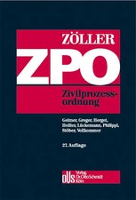 Zöller, Zivilprozessordnung