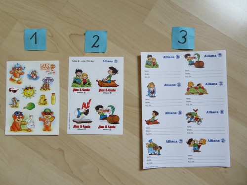 Aufkleber set werbung - aufkleber-set,