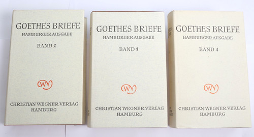 Goethes briefe hamburger - briefe,,