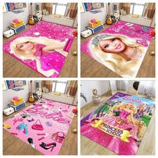 Mädchen 3D Barbie Prinzessin Teppich Fußmatte Badezimmer Schlafzimmer Bodenmatte