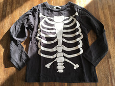 Kostüm Fasching Karneval Halloween Skelett für Kinder in Gr. 110 116 *gut