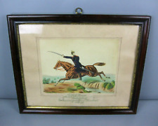 altes Reservisten-Bild Erinnerung Dienstzeit 4. Bataillon Prinz Reg. Württ. 1889