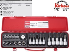 Koken Steckschlüsselsatz-Torx in 3/8" & 1/2" -ETH3001