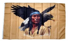 Fahne / Flagge Indianer mit