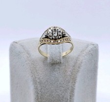 Ring Gold 585er mit  Brillanten 14 Karat Gelbgold Damenring mit 0,4ct Diamanten 