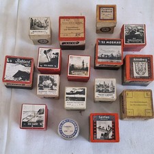 16 Alte Dia-Filme von Städten