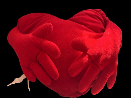 Ikea rotes herz plüschkissen - ikea,