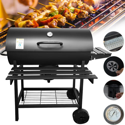Holzkohlegrill grillwagen mit - holzkohlegrill,