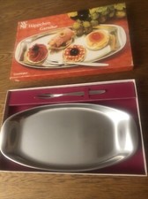 Cromargan Platte mit Gabel von