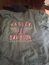 Harley-Davidson Jacke Slim S oliv Gr. XXXL
