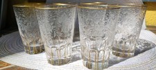 6 Moser Karlsbad Gläser Kristall Maharani Tumbler 0,2 l gemarkt Höhe 10,6 cm