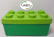 ( R4 / 5 )  LEGO Duplo Aufbewahrungs  Box  Aufbewahrungsbox mit Deckel grün