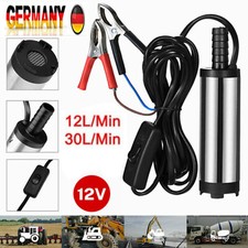 12V Minipumpe 38mm 30L/Min Tauchpumpe Wasserpumpe Auto Diesel Öl Transfer Pumpe~