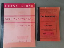 Klavierauszug und Regiebuch