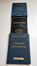 3 X BOGUS Diplomatenpass