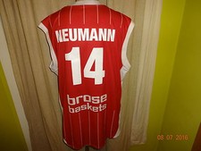 Brose Baskets Bamberg Jako Trikot 2011/12 "brose + REWE" + Nr.14 Neumann Gr.XXL