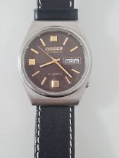 Citizen Automatic 21 Jewels  Armbanduhr mit Arabische und Englische Kalender