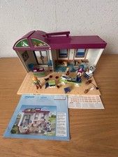 PLAYMOBIL Tierklinik 70146 im Koffer Tragegriff Sehr Guter Zustand