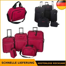 5tlg-Reisekoffer Set Stoff