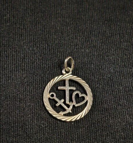 835 silber anhänger glaube - anhänger,