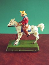 Seltener 1920er Lehmann EPL 625 Bucking Bronco Blechspielzeug