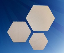 Sechseck Holzscheibe Scheibe 6