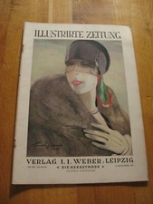 alte Illustrierte Zeitung Verlag  J.J. Weber Leipzig v.15.09.1927 schöne Werbung
