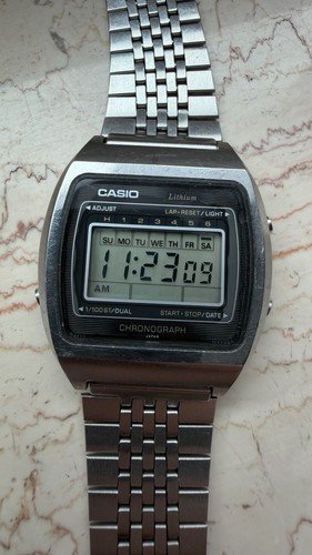 Vintage casio lcd chronograph - ,