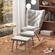 HOMCOM Schaukelsessel mit