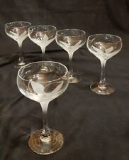 Spiegelau DREAM * 5 x Sektschalen /Sektgläser ca. Höhe 16 cm mattiert satiniert