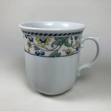 TCM Tchibo Kaffeebecher Henkelbecher blau gelb Blumen Maria Theresia Papillon