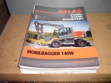 ATLAS 140W MOBILBAGGER 8SEITEN PROSPEKT/BROSCHÜRE 2016