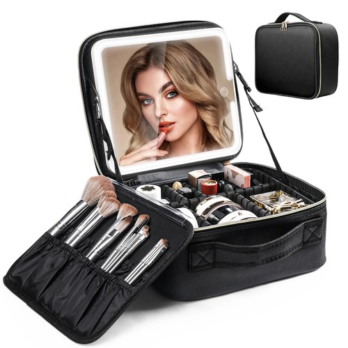 Reise kosmetiktasche mit led - reise,