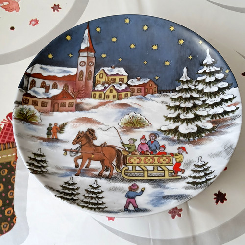 Wandteller weihnachten - wandteller,