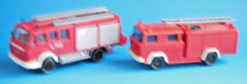 (FW17) Wiking, 2*Feuerwehr,Merc. 1017 TLF, Magirus 170D11, LF16, 1 Leiter