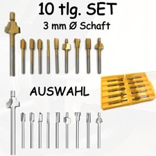 10 tlg. HSS Fräsen Fräser